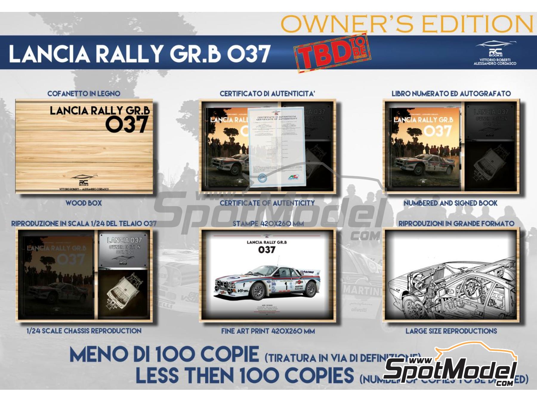 RC Books RCBOOK-10-EVO2: Book Lancia Rally 037 Group B Owner's